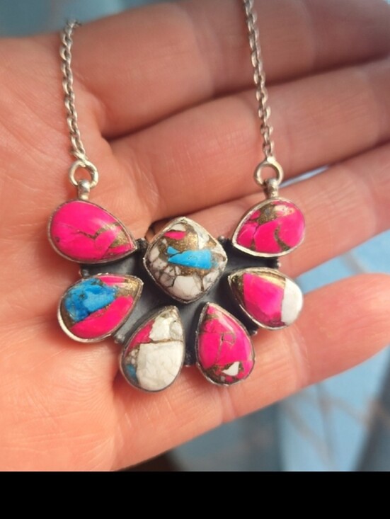 Cotton Candy Jewelry - Cotton Candy Sterling 925 Silver Pendant Necklace